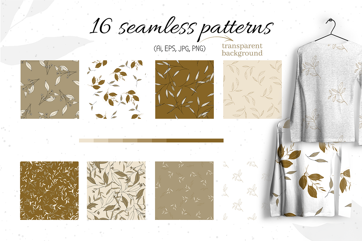 Botanical shapes, organic forms, a Decorative Illustration by JuDesign (Photo 10 of 11)