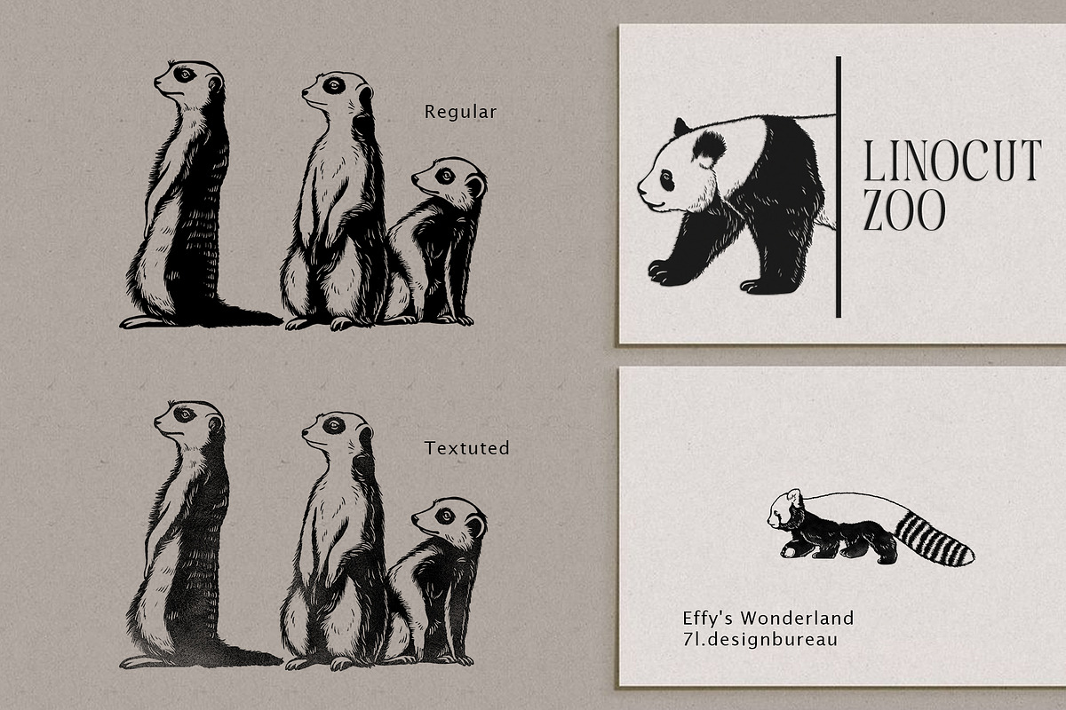 Linocut Zoo, Animal illustrations, an Animal Illustration by Garden in frame (Photo 2 of 7)
