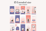 Pinterest Pin Templates Bold Canva, a Social Media Template by HerstedHertz (Thumbnail 4 of 9)