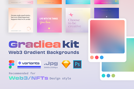 GradieaKit Web3 Gradient Backgrounds