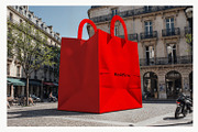 Guerrilla Marketing Shop Bag Mockup, a Mockup by ReAffirm (Thumbnail 6 of 10)