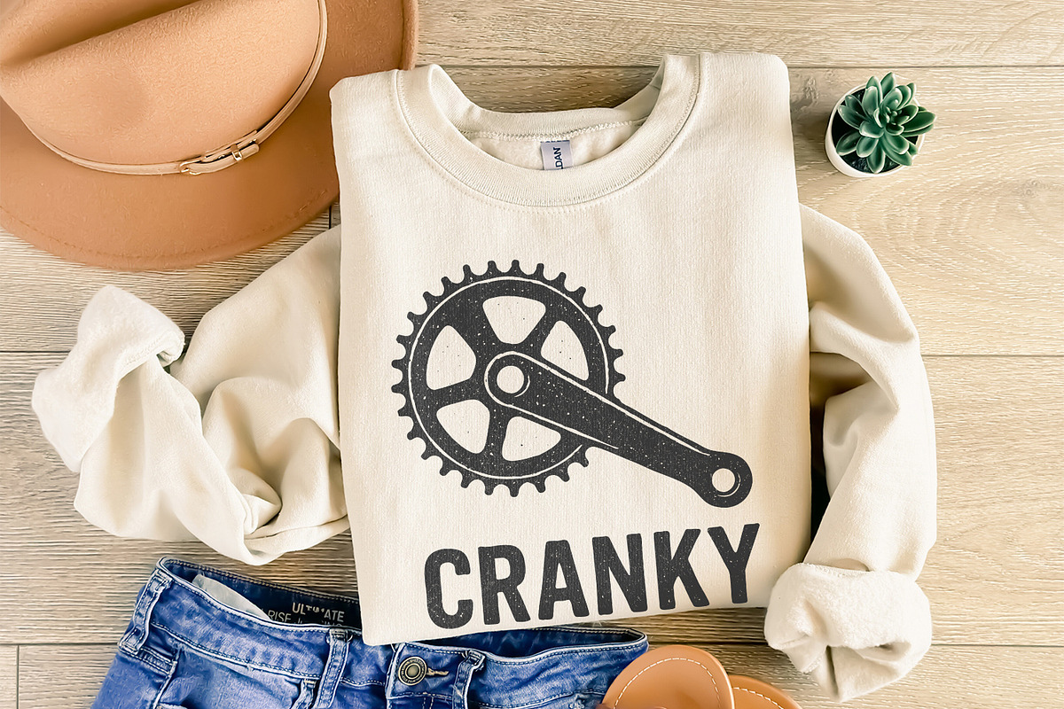 Cranky PNG, Funny Cycling Shirt, an Illustration by SharpMarketplace (Photo 8 of 9)
