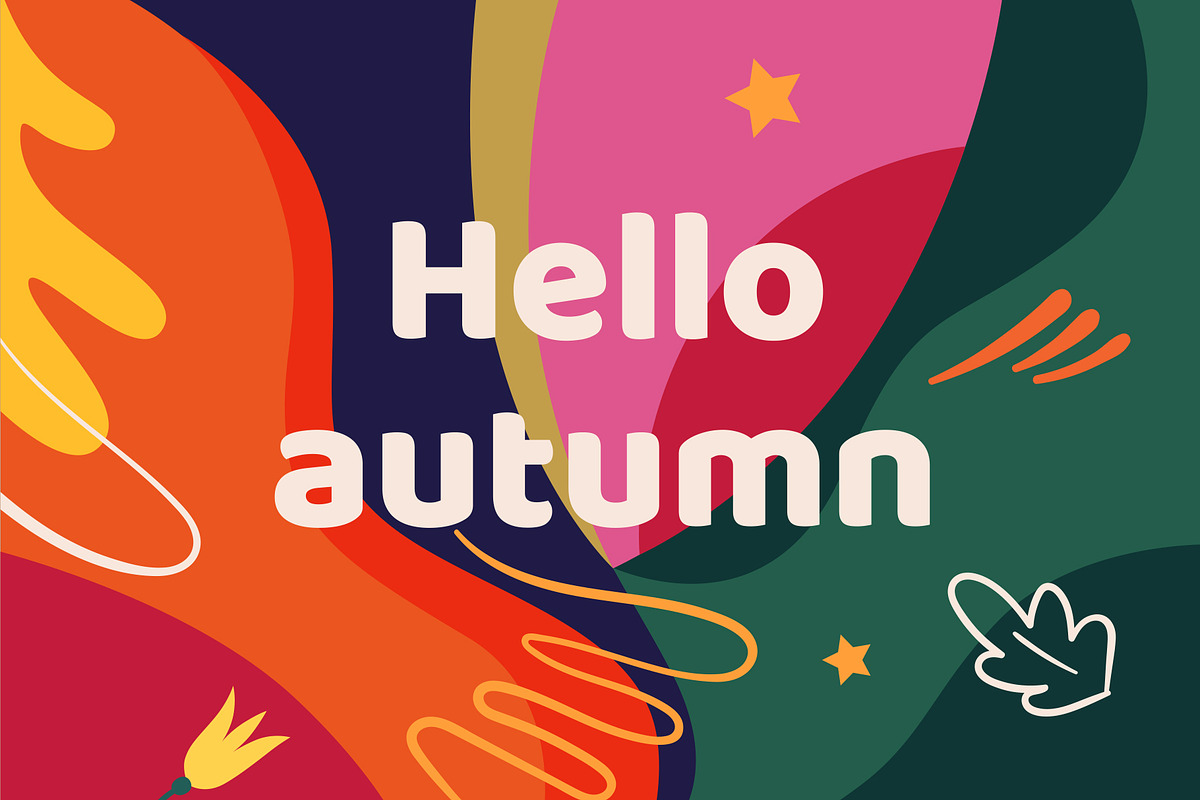 Autumn playful collection, a Seasonal Illustration by MoleskoStudio (Photo 13 of 16)