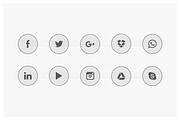 Social icons, an Icon by DeepDesign (Thumbnail 4 of 4)