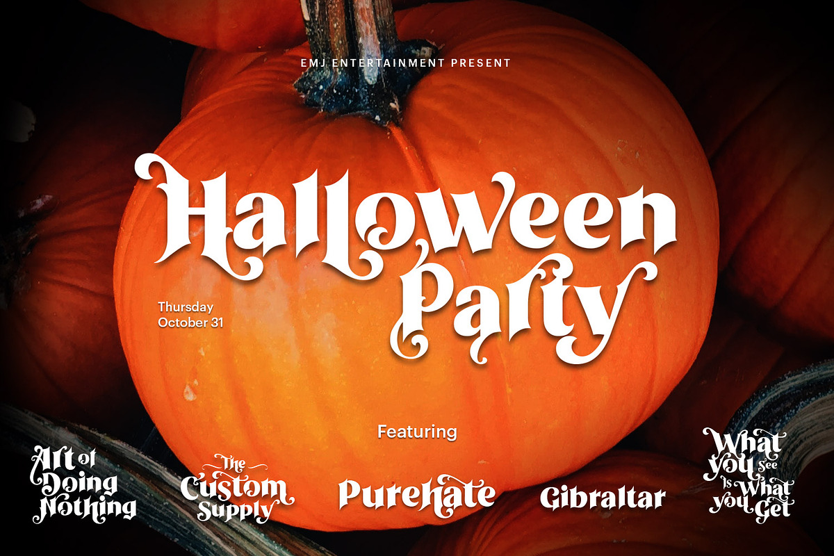 Othelie Font, a Blackletter Font by creativemedialab (Photo 5 of 11)