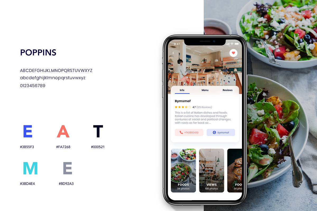 EAT ME - FOOD DELIVERY UI KIT, an UI Kit Template by Bymsmof (Photo 3 of 6)