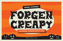 Forgen Creapy - Halloween Font