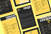 Canva Yellow Ebook Template, a Templates & Theme by ZohairKhanLtd (Thumbnail 4 of 6)