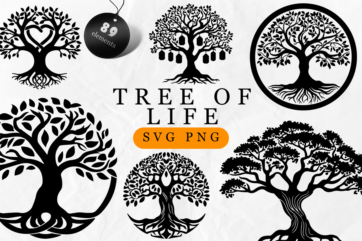Tree of Life SVG Bundle, an Object Graphic by Dervik Art Store (Photo 1 of 6)