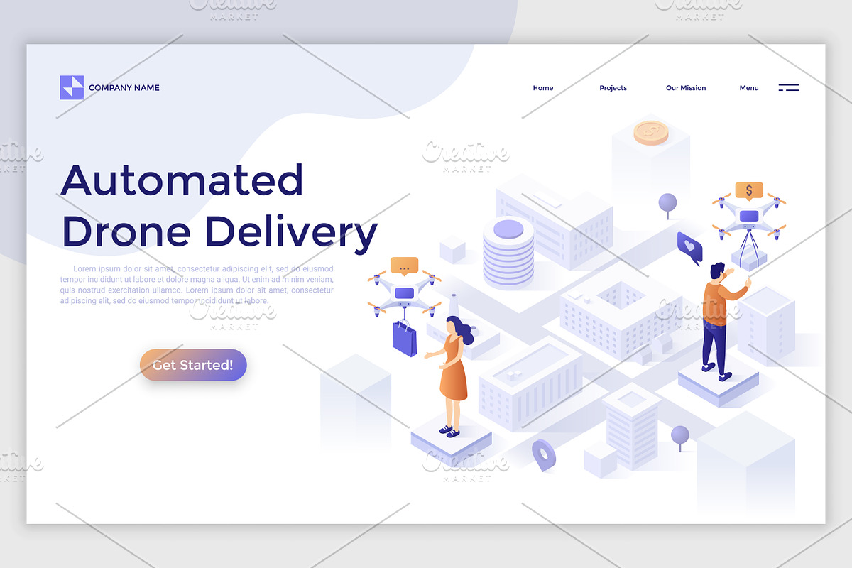 Isometric Solutions Mini. Part 3, a Templates & Theme by Andrew Kras Design (Photo 2 of 16)