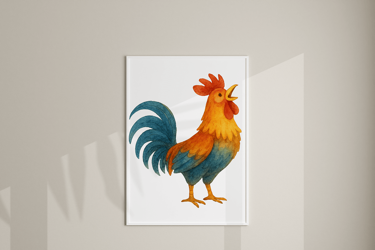 27 Rooster Clipart, an Animal Illustration by Pati Charm Studio (Photo 8 of 8)
