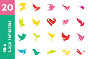 20 Logo Bird Templates Bundle, a Branding & Logo Template by Friendesigns (Thumbnail 1 of 21)