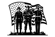 Military Brotherhood Patriot Flag, an Object Graphic by Gfx_Store (Thumbnail 16 of 17)