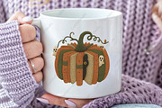 Crochet Fall Book Pumpkin PNG, an Illustration by CraftArtStudio (Thumbnail 2 of 4)