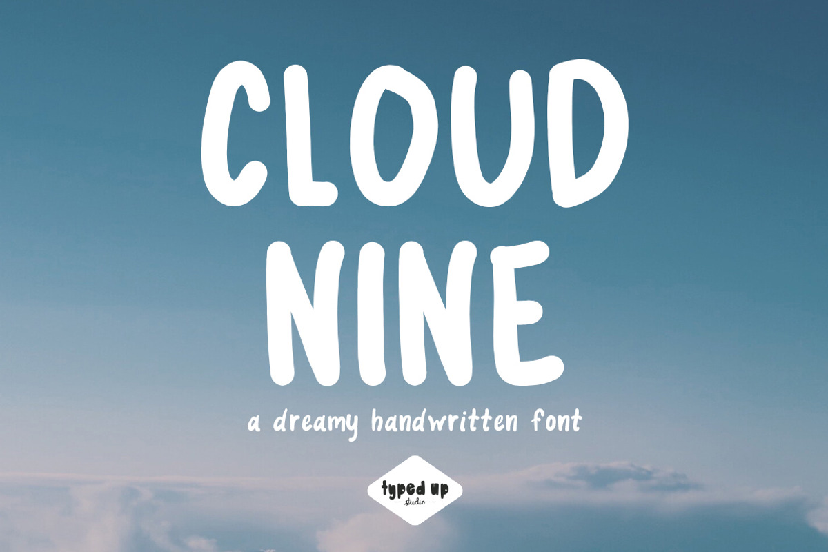 Cloud Nine Display Font