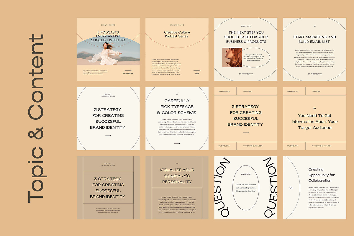 Mentor/Coach Clean Insta Kit | CANVA, a Social Media Template by Elokka Std. (Photo 5 of 9)