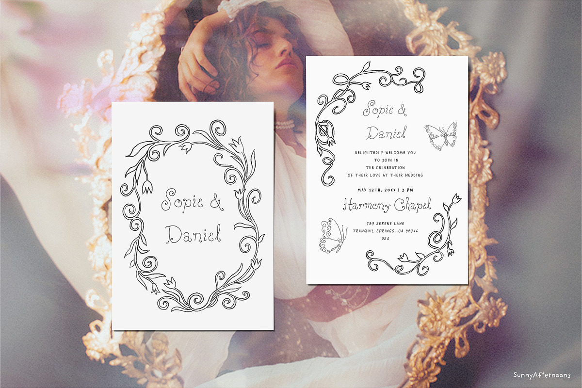 Hand-drawn Curly Frames Quirky Lines, a Decorative Illustration by SunnyAfternoons (Photo 18 of 23)
