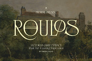 Roulos | Vintage Serif Display Font, a Serif Font by BlancaLab Studio (Thumbnail 1 of 8)