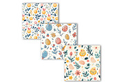 Easter Cute Doodles Pattern, an Illustration by SinaCreation (Thumbnail 4 of 5)