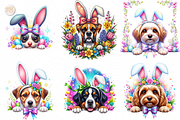 Easter Bunny Dog Peeking PNG Clipart, an Animal Illustration by KennedyStudio (Thumbnail 3 of 5)
