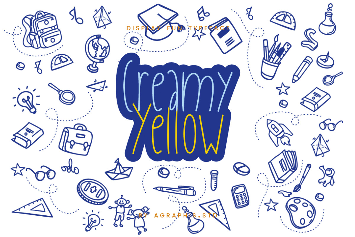 Hello Fanny Display Font, a Sans Serif Font by KennedyStudio (Photo 2 of 8)