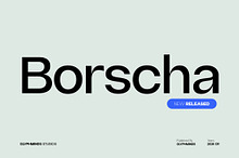 Borscha Typeface