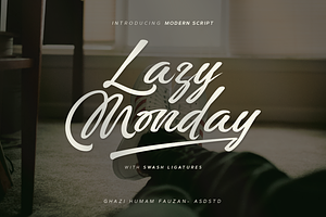 Lazy Monday - Modern Script