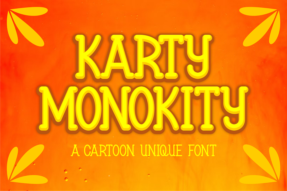 Karty Monokity Font, a Serif Font by albert_kalingga (Photo 1 of 5)
