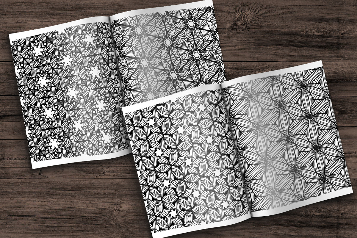 125 seamless hand drawn textures, a Pattern Graphic by Mandarinkas art (Photo 10 of 23)
