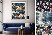 27 seamless Japan vintage pattern, a Pattern Graphic by ARTOZEN DIGITAL (Thumbnail 3 of 15)