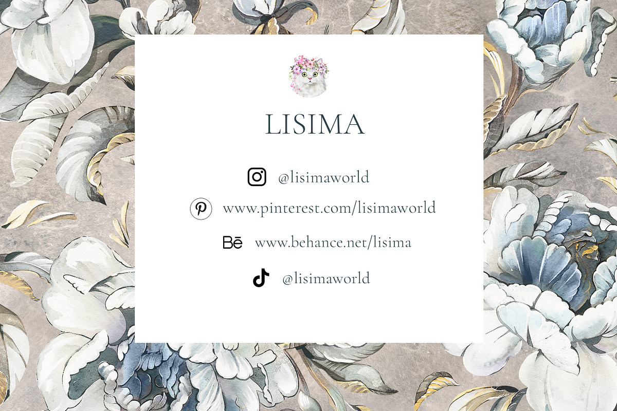PEONIES floral seamless patterns, a Pattern Graphic by Lisima (Photo 13 of 14)
