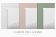 11x14 Portrait Frame Mockup Bundle, a Household Mockup by Lelu Art Design (Thumbnail 9 of 11)