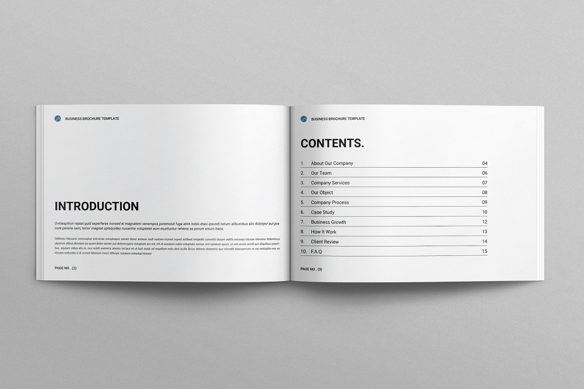 Business Brochure Template, a Brochure Template by E-Type (Photo 2 of 7)