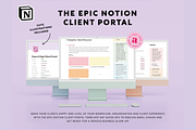 Epic Notion Client Portal Template, a Templates & Theme by DesignbyAyelet (Thumbnail 1 of 4)
