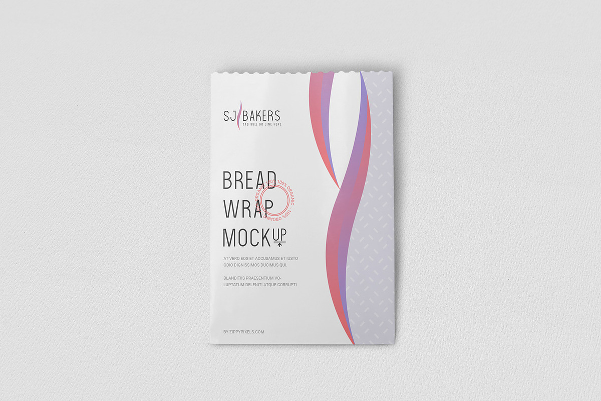 Bread Packaging Mockups, a Packaging Mockup by ZippyPixels (Photo 1 of 4)
