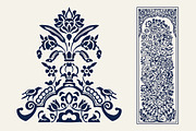 Blue Indian Block Print: Elements, a Pattern Graphic by StabuLaRasa illustration (Thumbnail 5 of 5)