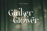 Ginker Glower, a Serif Font by Muflieart (Thumbnail 1 of 8)