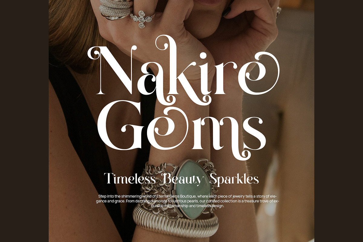 Ragike Elegant Stylish Serif Font, a Serif Font by Graphicxell (Photo 4 of 8)