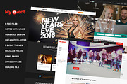 MyEvent - Event Bundle PSD, a Websites & App Template by ColorByt (Thumbnail 1 of 9)