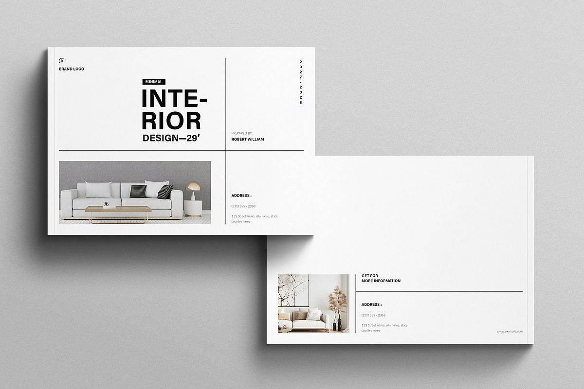 Minimal Interior Design Landscape, a Brochure Template by E-Type (Photo 7 of 7)