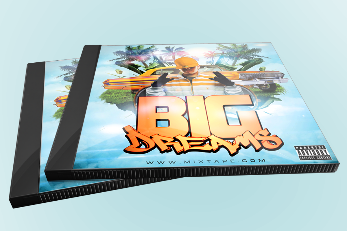 Big Dreams Mixtape Cover Template, a Templates & Theme by White Shadow Graphix (Photo 2 of 2)