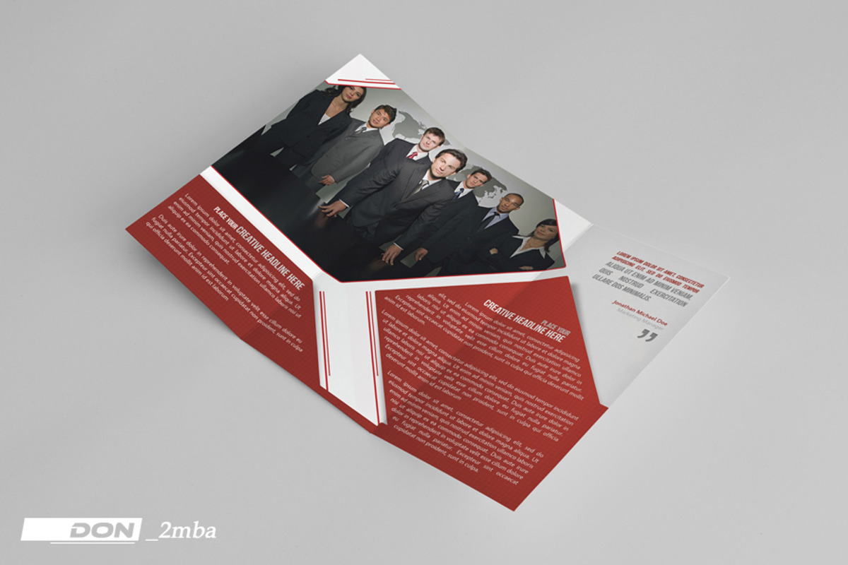 Corporate Trifold Template, a Brochure Template by don_2mba (Photo 1 of 5)