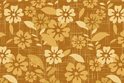 Golden Light Floral Seamless Pattern, a Pattern Graphic by Sharon Schwalbe (Thumbnail 3 of 4)