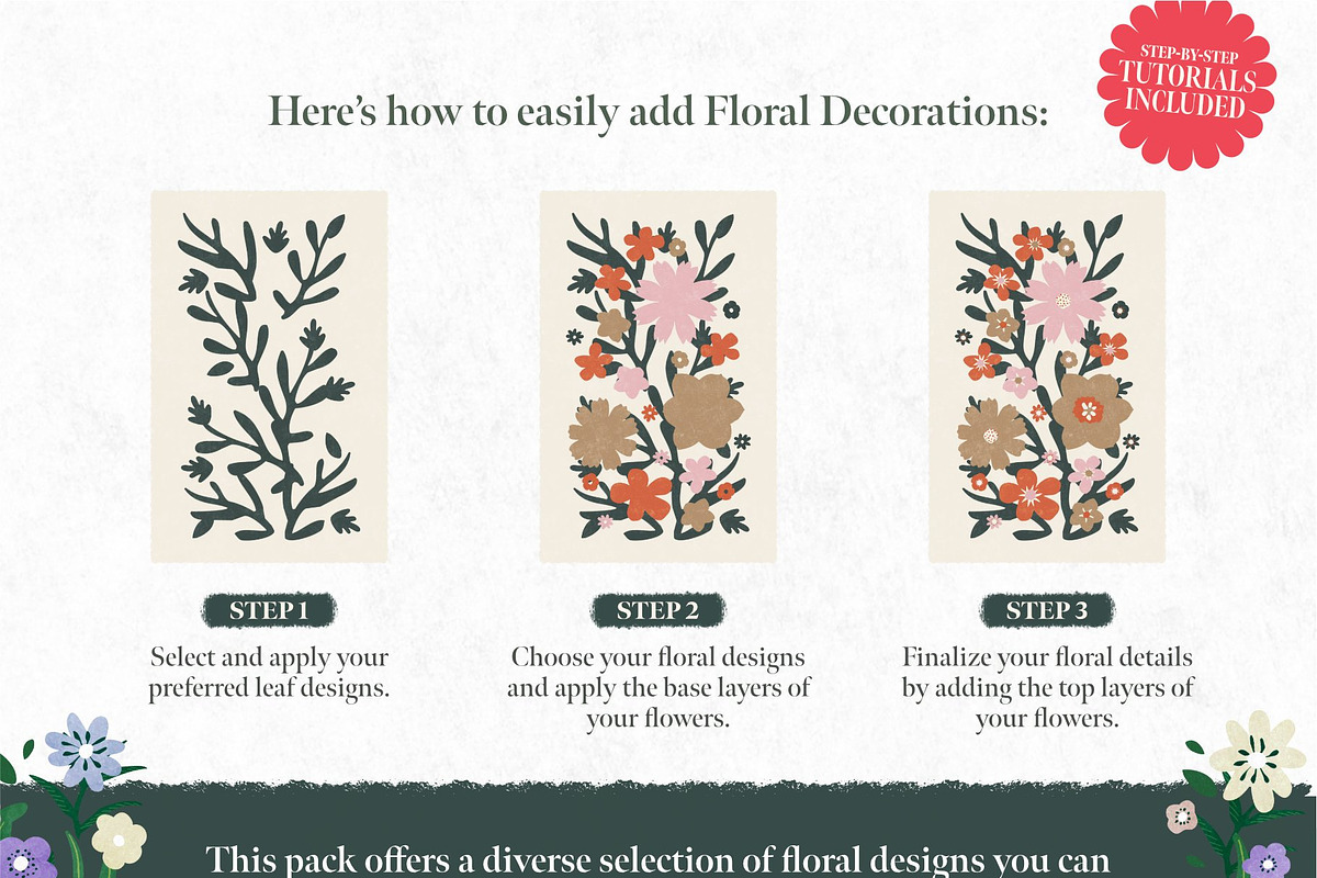The Mega Floral Composition Kit, a Brush Add-On by Nico-Ng (Photo 15 of 46)