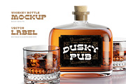 Dusky Pub - Font, Mockup, Label!, a Slab Serif Font by Gleb Guralnyk (Thumbnail 4 of 7)