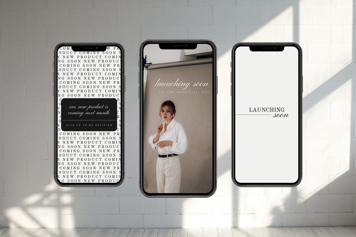 Launch Graphics Instagram Templates, a Marketing Template by Blush Created (Photo 7 of 15)