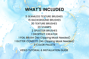 Hand-Painted Alcohol Ink Brushes, a Brush Add-On by Roze Prints (Thumbnail 3 of 6)