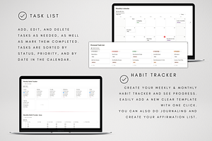 Productivity Planner Template 2024