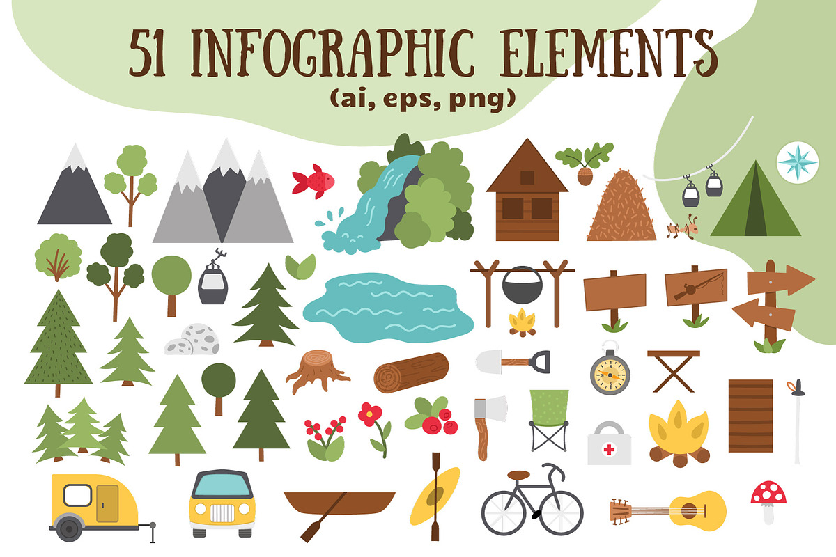 Camping map creator, an Animal Illustration by Lexi Claus (Photo 2 of 11)
