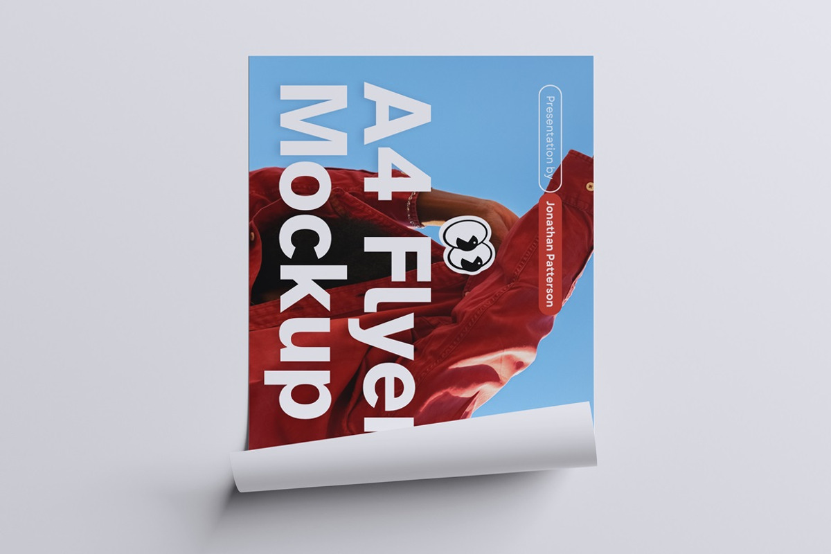 A4 Flyer Mockup, a Product Mockup by HanaSaka_Studio (Photo 4 of 5)